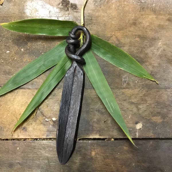 Bamboo Leaf Keychain